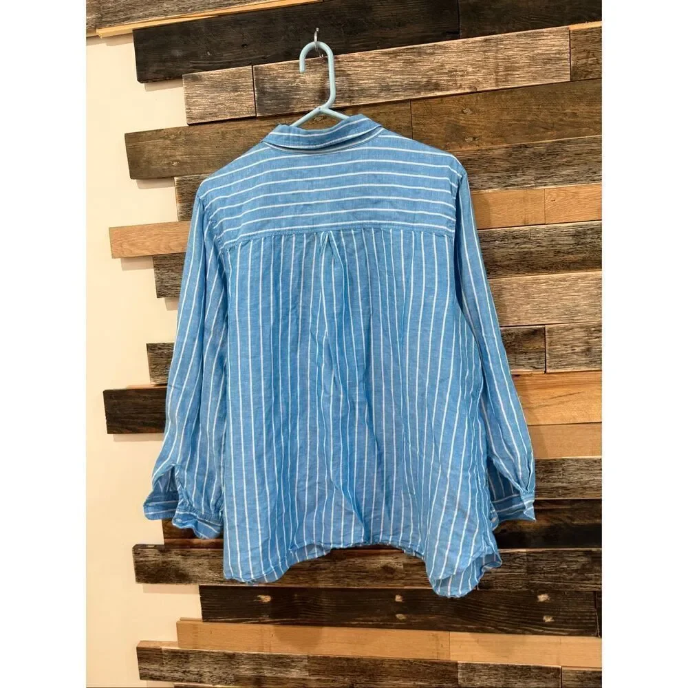 Talbots linen blend top sz 3X